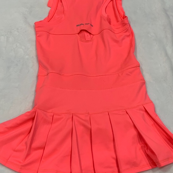 Neon Pink Uniform with Tennis Skirt and Shorts - Picture 2 of 7